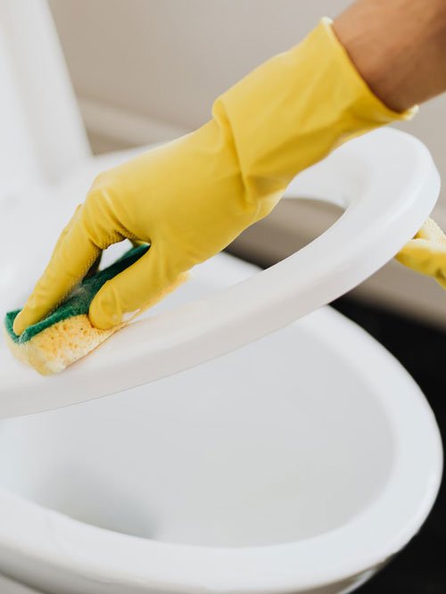 Soft toilet seats are easy to clean