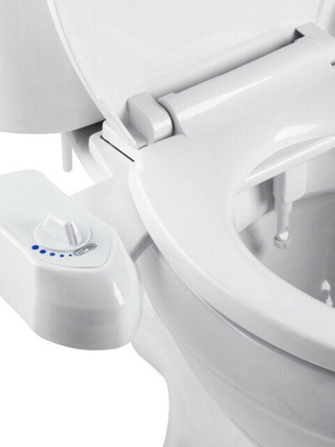 A bidet washer attachment for an existing toilet